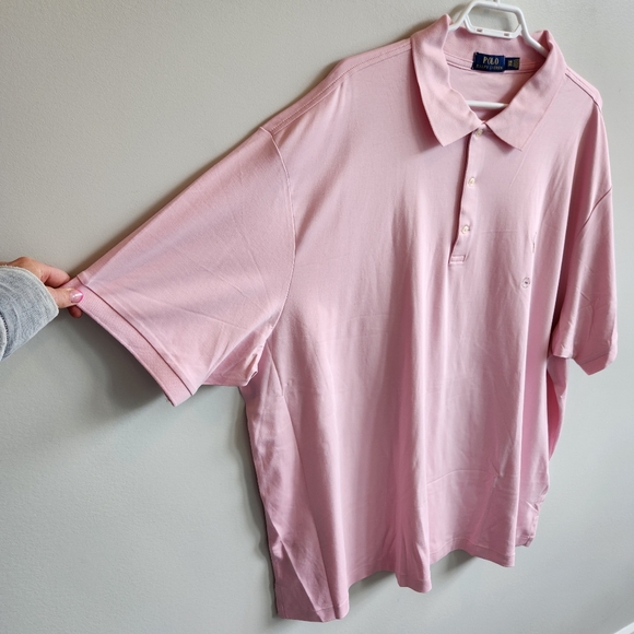 Polo by Ralph Lauren 3XB Polo Shirt OLD MONEY Preppy Prep Ivy League Pink - Picture 5 of 10